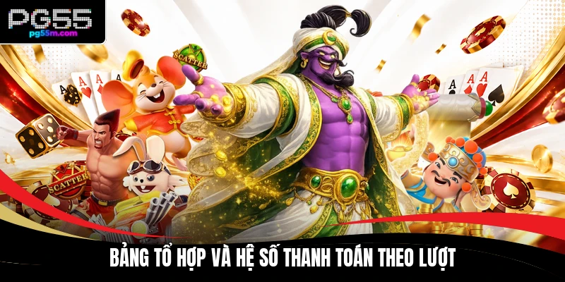 Bảng tổ hợp và hệ số thanh toán theo lượt