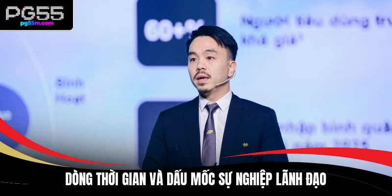 Dòng thời gian và dấu mốc sự nghiệp lãnh đạo